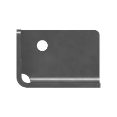 Caterpillar 4mm Thick Bracket — three-quarter view