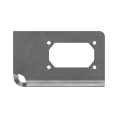 Caterpillar 4mm Thick Bracket — three-quarter view