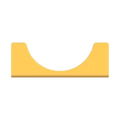 Caterpillar Cilindro Protector Clamp — vista en tres cuartos