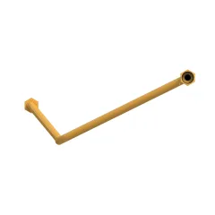 Caterpillar Front Axle Oil Cooler Lines Tube — three-quarter view