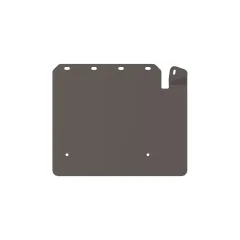 Caterpillar 6mmKan Fender Guard Mud Deflector — açılı görünüm