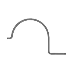 Caterpillar Single Half Top Clip — three-quarter view