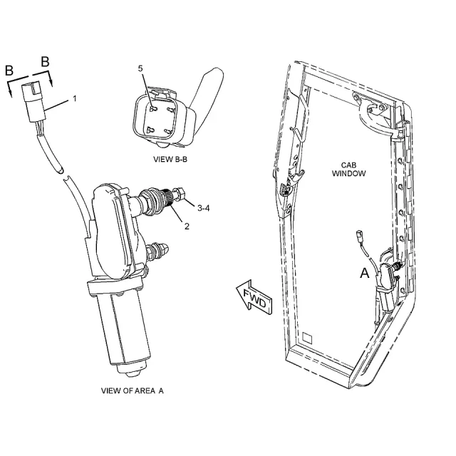 24 Volt Pencere Wiper Motor