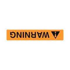 Caterpillar 80mm Length Warning Film — açılı görünüm