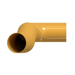 Caterpillar 123.7mm Innendurchmesser Luftreiniger Luftschlauchlinie — Dreiviertelansicht