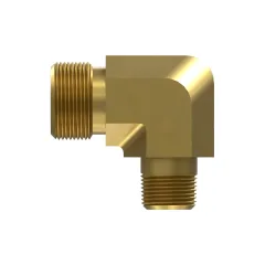 Caterpillar 1/18-27 x 9/16-18 Elbow Adapter — açılı görünüm