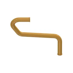 Caterpillar Tubo de linhas de água do motor de ID 60.2mm — vista de três quartos