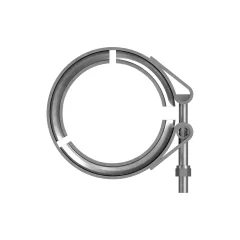 Caterpillar 85.60mm Minimum Internal Diameter Band V Clamp — three-quarter view