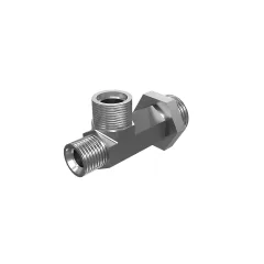 Caterpillar 7/16" X 9/16" X 1" Threaded Tee Adaptör