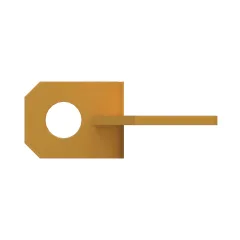 Caterpillar Merdiven Adım Destek Bracket — açılı görünüm