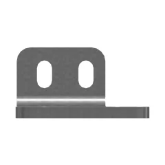 Caterpillar 8mm Thickness Half FLANSCH HALTERUNG KONSOLE — Dreiviertelansicht