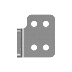 Caterpillar 8mm Thickness Half FLANSCH HALTERUNG KONSOLE — Dreiviertelansicht