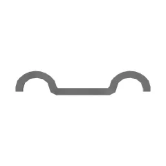 Caterpillar Lignes hydrauliques Support de pince — vue de trois quarts