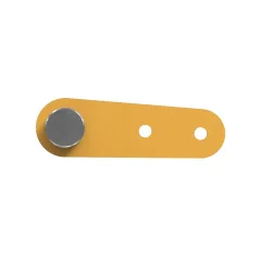 Caterpillar 15.9mm Durchmesser rechte Hand Kabinentür Schlosswelle — Dreiviertelansicht