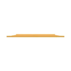 Caterpillar 6mm Plaque de support de garde de convoyeur épais — vue de trois quarts