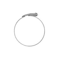 Caterpillar 157.7mm zu 162.1mm Durchmesser Bent Bolt Clamp — Dreiviertelansicht
