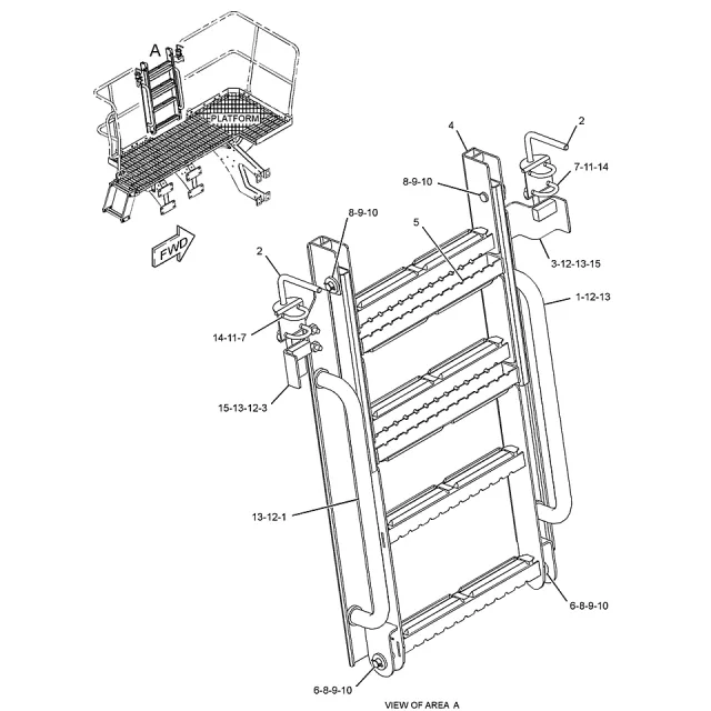 Operator Platform Ladder