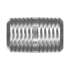 Caterpillar 1/4-18 NPT Thread Straight Adapter — vista en tres cuartos
