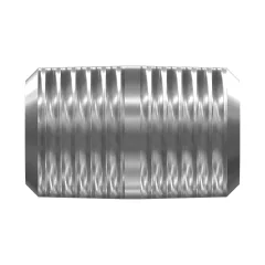 Caterpillar 1/4-18 NPT Thread Straight Adapter — vista en tres cuartos