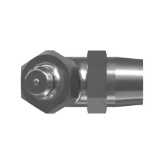 Caterpillar 1/8" Thread 65 Degree Elbow Adapt — açılı görünüm