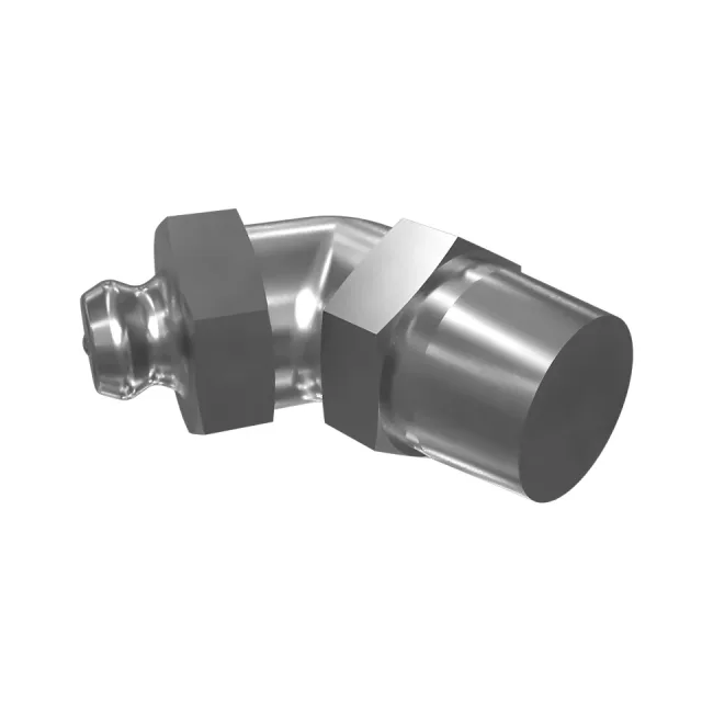 1/8" Thread 65 Degree Elbow Adapt