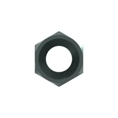Caterpillar M3 x 0.5mm Écrou hexagonal — vue de trois quarts