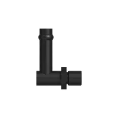 Caterpillar 14.29mm Adaptador codo codo con fluido hexagonal 90 — vista en tres cuartos