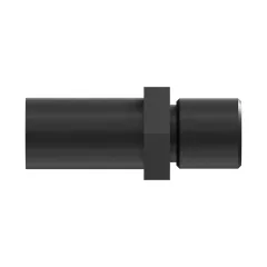 Caterpillar 14.29mm Adaptador codo codo con fluido hexagonal 90 — vista en tres cuartos
