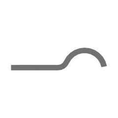 Caterpillar Single Tubo Half Clip — vista de três quartos