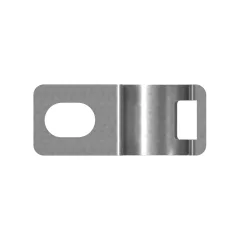Caterpillar 35.00mm Innendurchmesser Single Tube Half Clip — Dreiviertelansicht