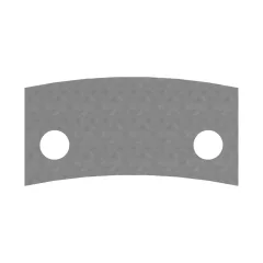 Caterpillar Placa de bloqueio do transportador planetário grosso 4.83 — vista de três quartos