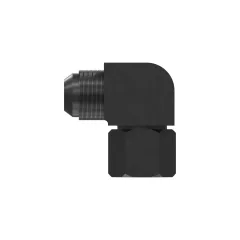 Caterpillar Fluid Carrying 90° Elbow Adapter — three-quarter view