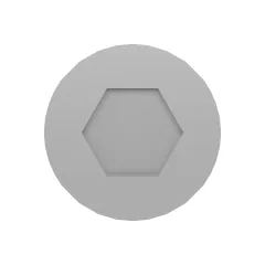 Caterpillar Perno de cabeza hueca hexagonal M6-1 x 25mm — vista en tres cuartos