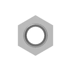 Caterpillar 1-5/8-12 X 1-1/16-12 Hex Head Straight Adapter — Dreiviertelansicht