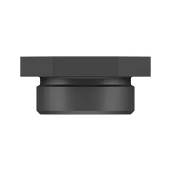 Caterpillar 1-5/8-12 X 1-1/16-12 Hex Head Straight Adapter — Dreiviertelansicht