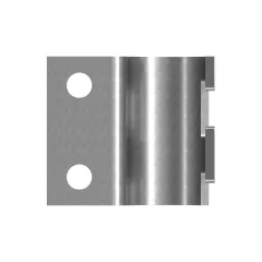 Caterpillar 44.45mm Innendurchmesser Single Tube Half Clip — Dreiviertelansicht