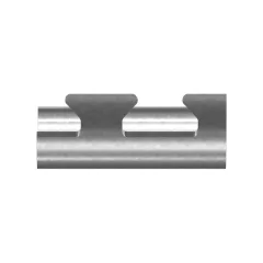 Caterpillar 44.45mm Innendurchmesser Single Tube Half Clip — Dreiviertelansicht