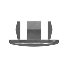 Caterpillar 17.4mm Outer Diameter Button Plug — three-quarter view