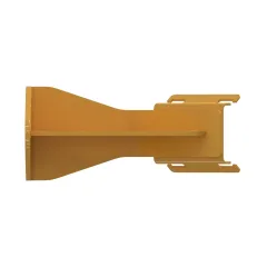Caterpillar Placa de suporte do tubo de escape — vista de três quartos