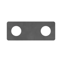 Caterpillar 1.5mm Thick Two Hole Shim — Dreiviertelansicht