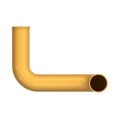 Caterpillar Ceket Su Hatları Tube Assembly — açılı görünüm