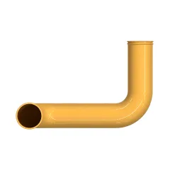 Caterpillar Jacket Water Lines Tubo — vista en tres cuartos