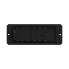 Caterpillar CÓDIGO0 mm Long Vent Louver para ducto de distribuidor de calor 143 — vista de três quartos