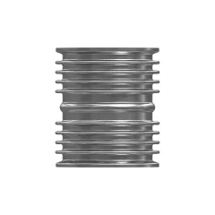 Caterpillar Exhaust Bellows Conjunto — vista en tres cuartos