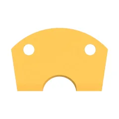 Caterpillar 6.12mm Thick Thrust Washer — açılı görünüm