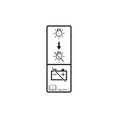 Caterpillar Battery Disconnect Film — açılı görünüm