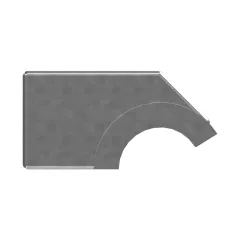 Caterpillar Fuel Lines Support Clamp — açılı görünüm