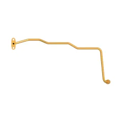 Caterpillar Turbocharger Water Lines Tube Assembly — three-quarter view