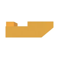 Caterpillar Screed Tamper Blade — açılı görünüm