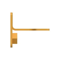 Caterpillar Hydrauliköl Kühler Linien Clip Montage Bracket — Dreiviertelansicht